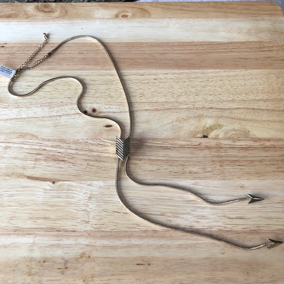 Adia Kibur Jewelry - Adia Kibur Chevron Arrow Bolo Lariat Necklace